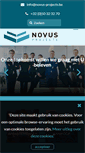 Mobile Screenshot of novus-projects.be